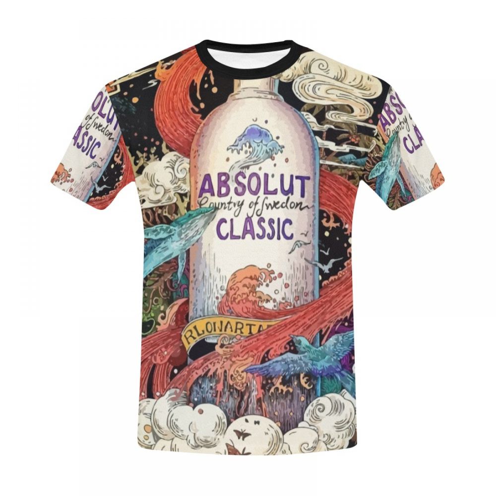 Men's Digital Art Absolut Classic Short T-shirt