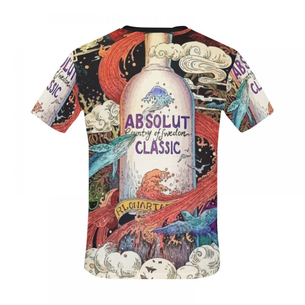 Men's Digital Art Absolut Classic Short T-shirt