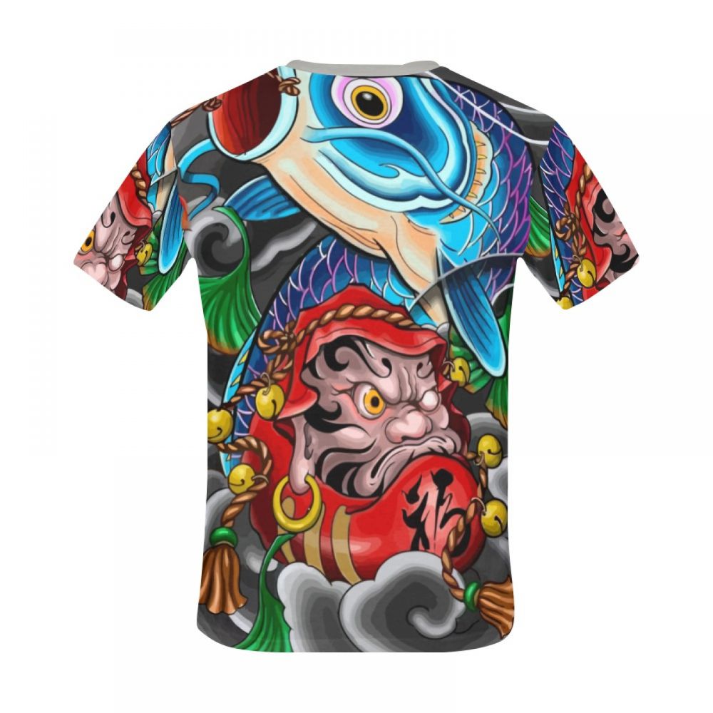 Men's Art Japanese Mythology Short T-shirt