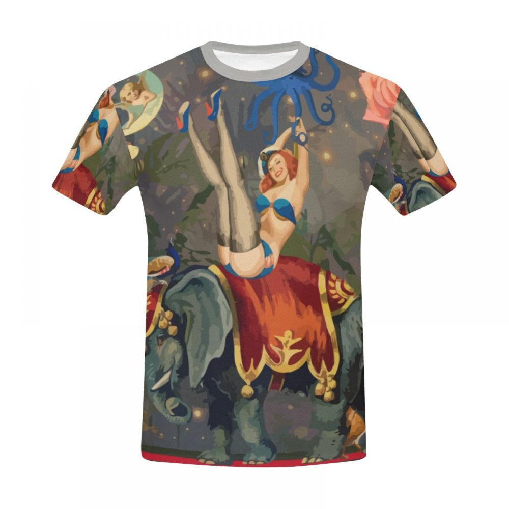 Men's Digital Art Joy World Short T-shirt