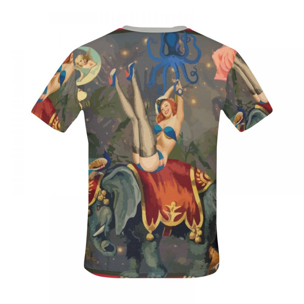 Men's Digital Art Joy World Short T-shirt