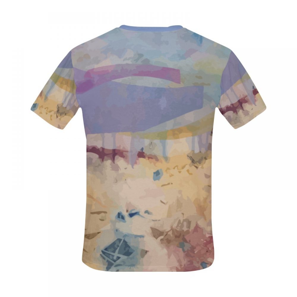 Men's Abstract Art Day Trip Short T-shirt