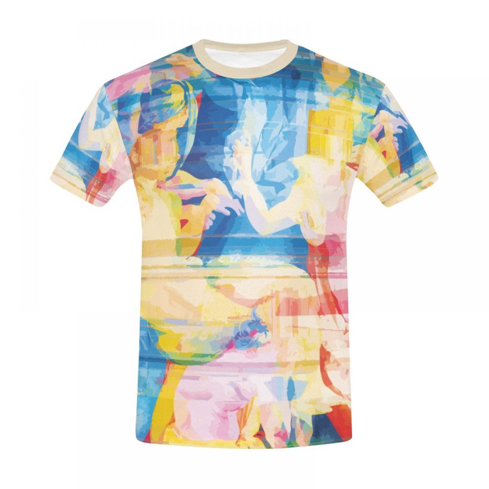 Men's Art Digital Glitch Short T-shirt