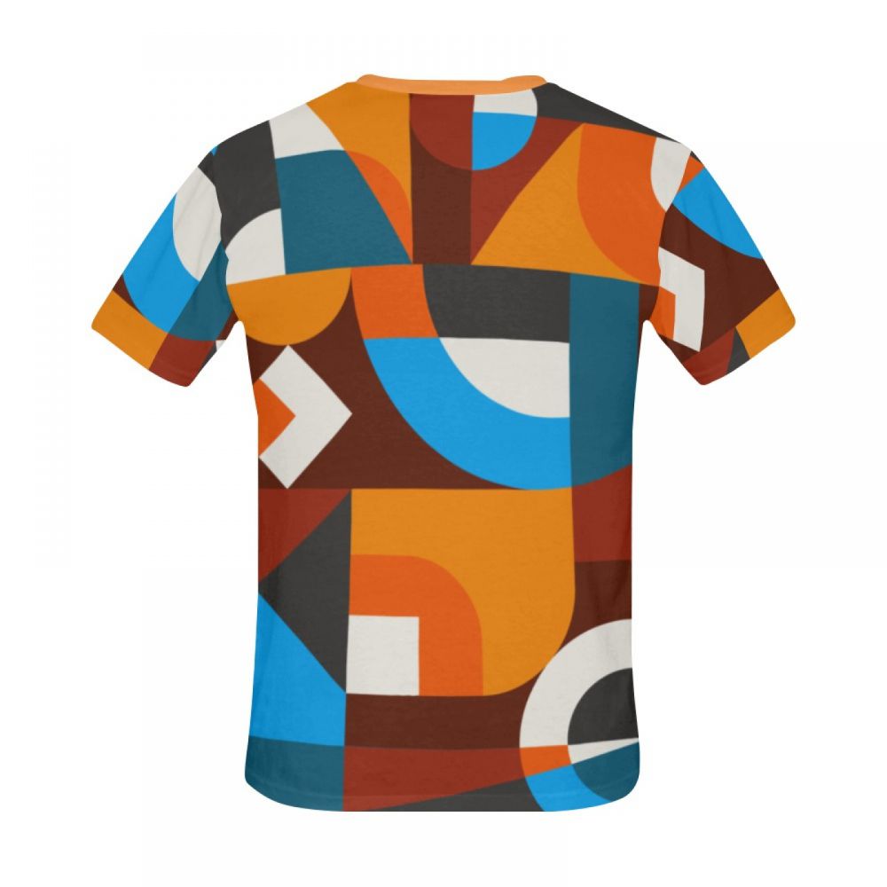 Men's Art Geometric World Short T-shirt