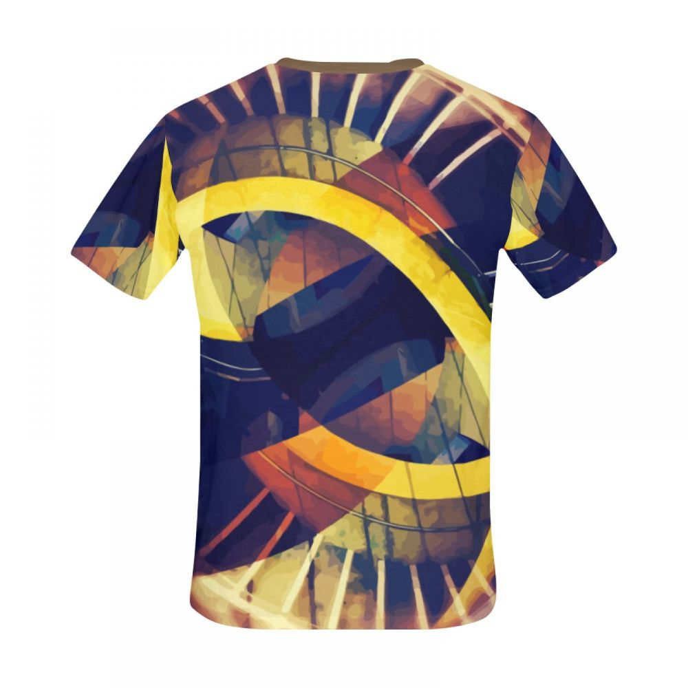 Men's Digital Art Cosmic Portal Short T-shirt