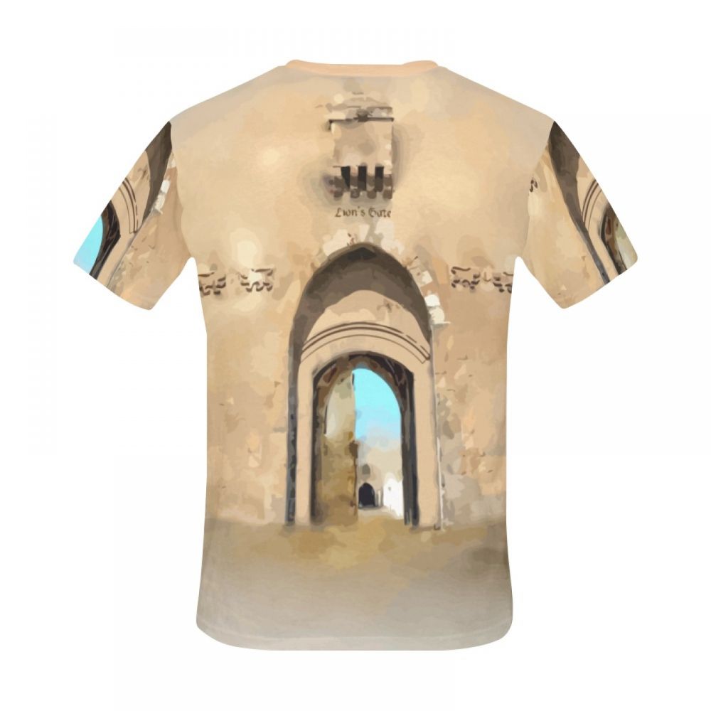 Men's Art Old City Of Jerusalem Short T-shirt