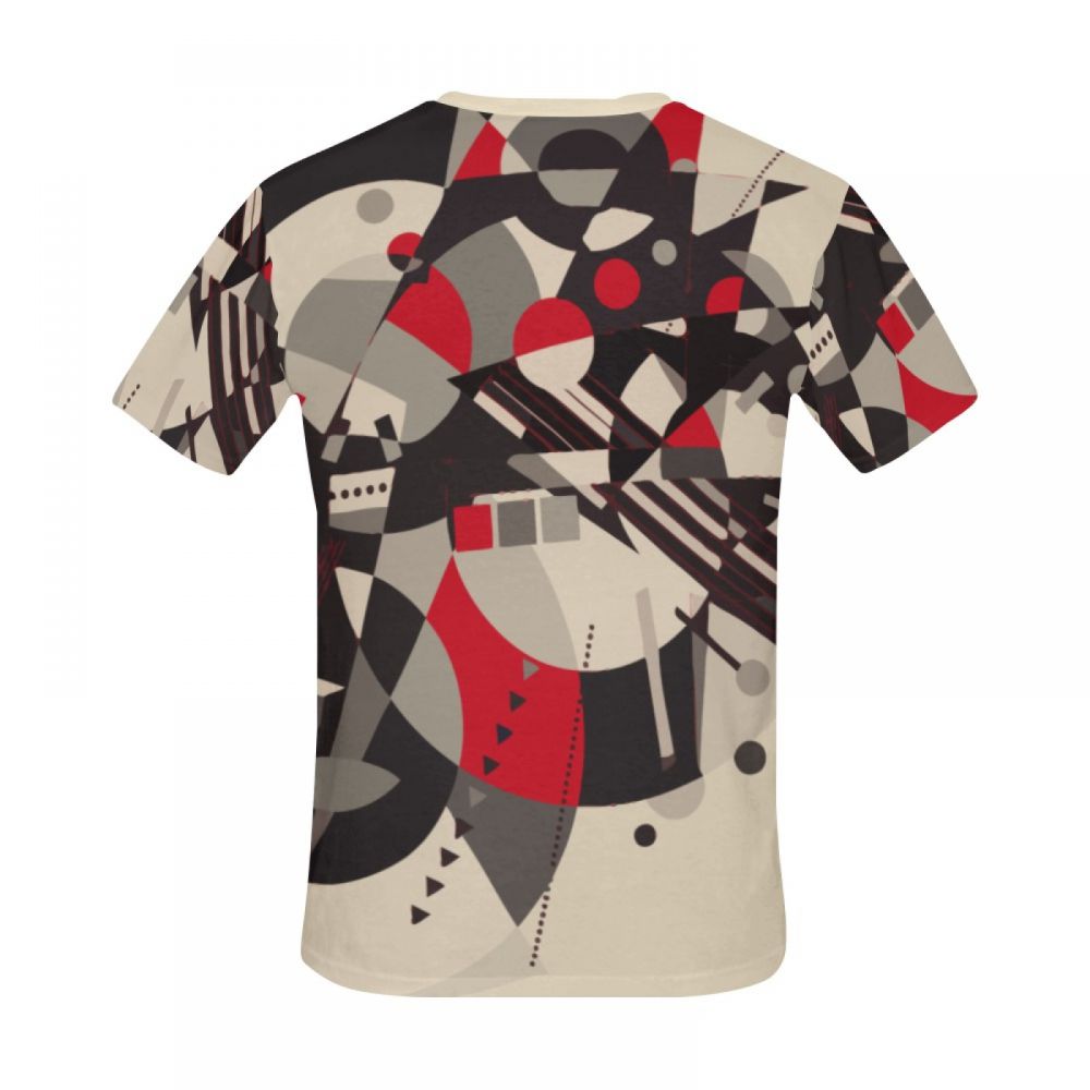 Men's Geometric Art Papyrus Short T-shirt