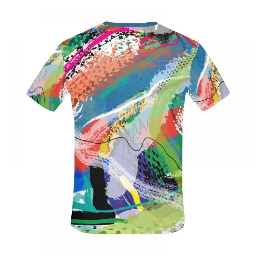 Men's Abstract Art Spring Is Coming Short T-shirt
