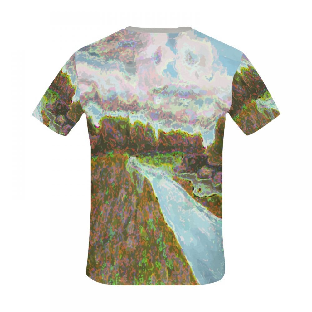 Men's Street Art Village River Short T-shirt