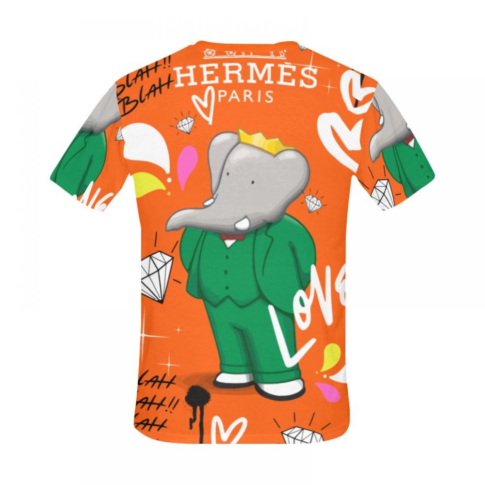 Men's Street Art Mr Elephant Short T-shirt