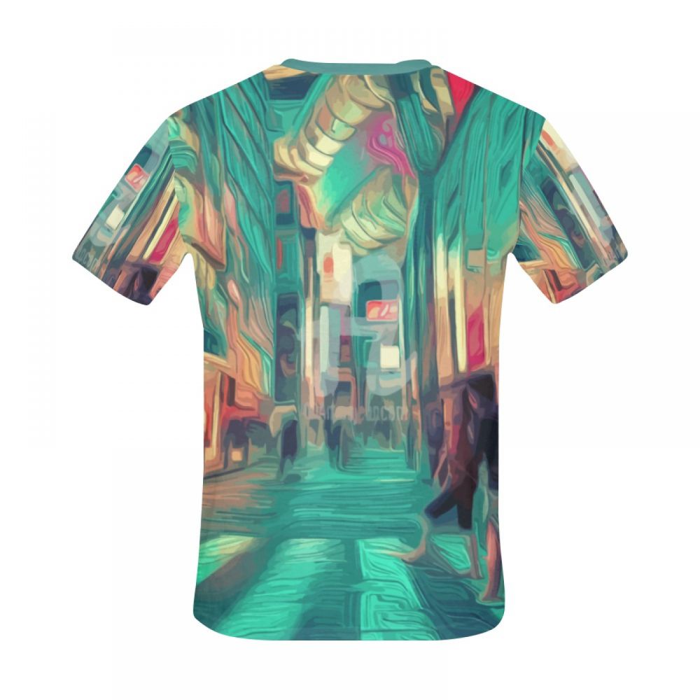 Men's Oriental Art District Central Tokyo Short T-shirt