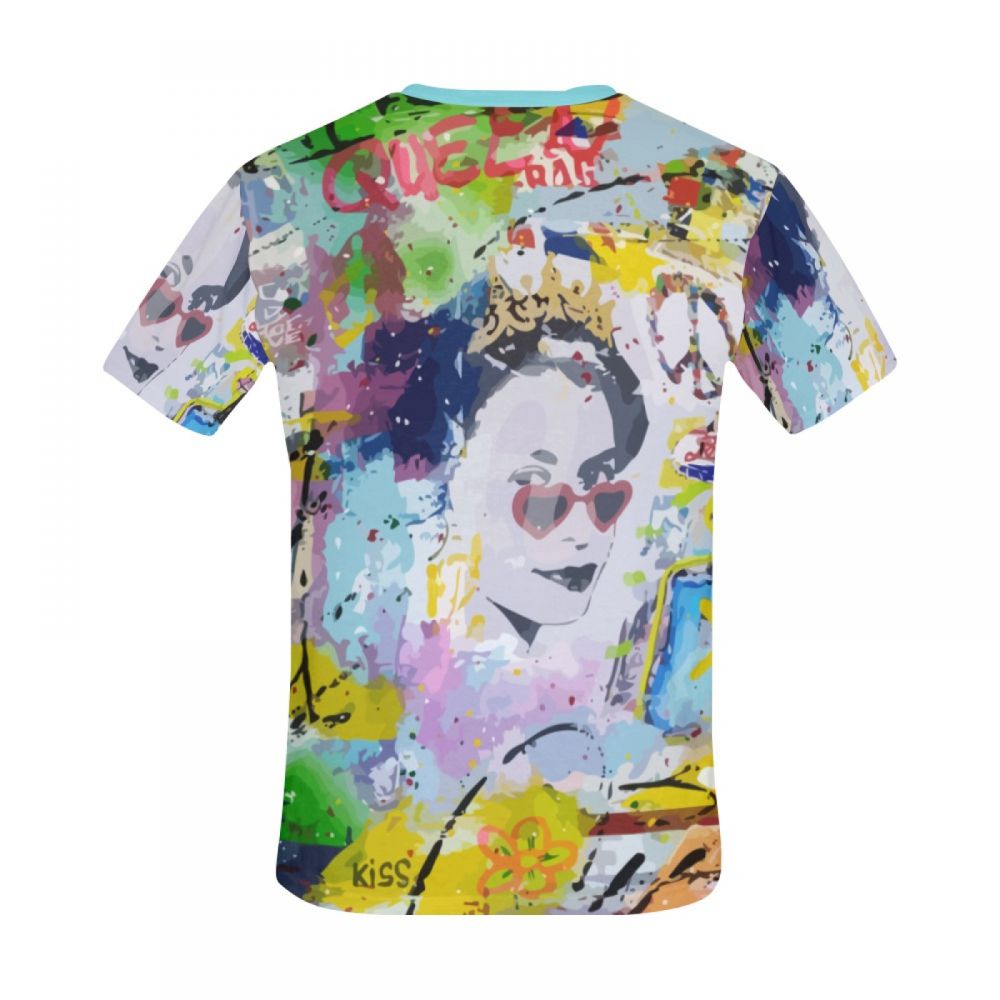 Men's Artistic Woman Queen Eli Iii Short T-shirt