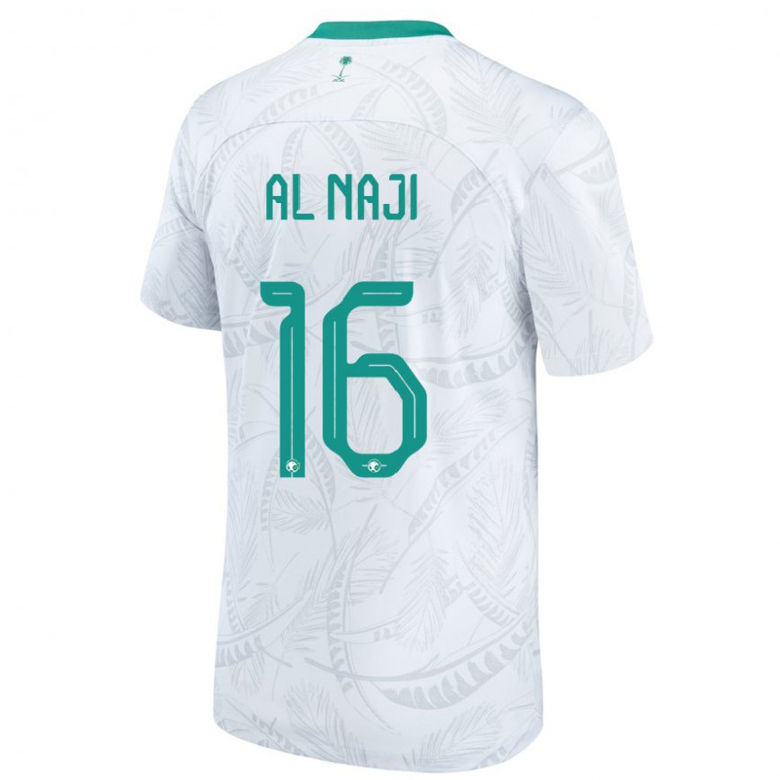 Women Saudi Arabia Sami Al Naji #16 White Home Jersey 2022/23 T-shirt