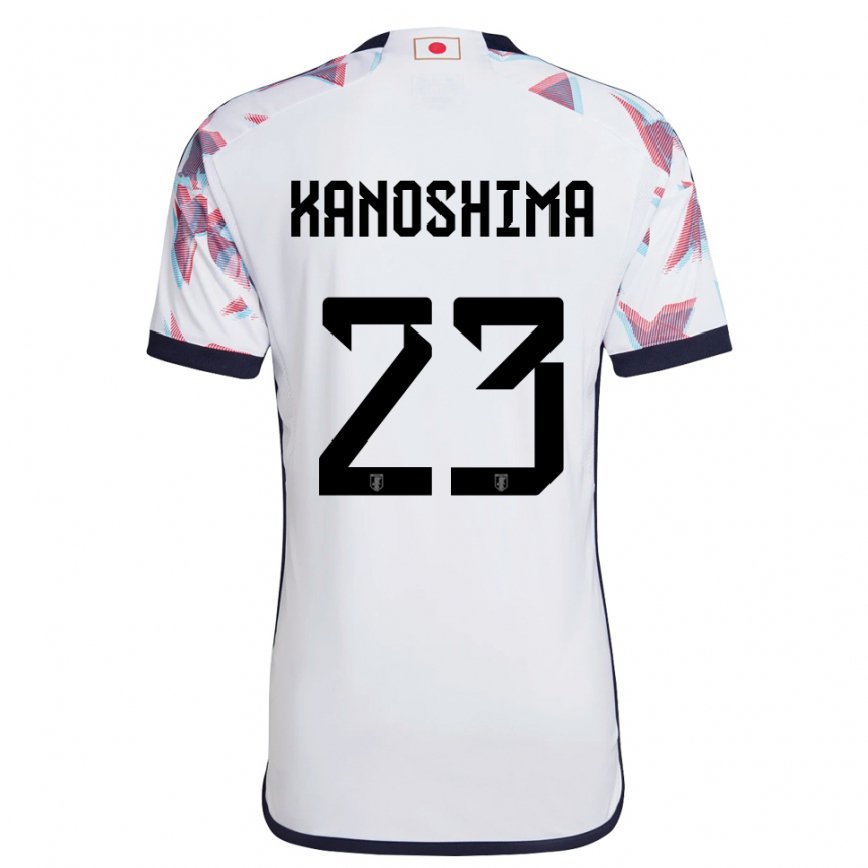 Men Japan Yu Kanoshima #23 White Away Jersey 2022/23 T-shirt