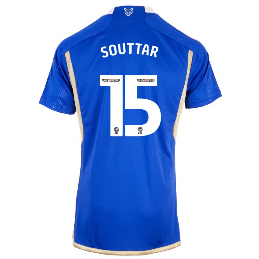 Kids Football Harry Souttar #15 Blue Home Jersey 2023/24 T-Shirt