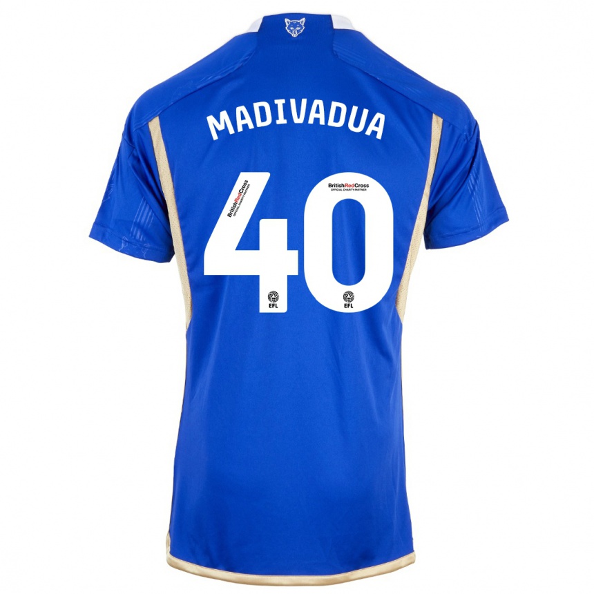 Kids Football Wanya Marçal #40 Blue Home Jersey 2023/24 T-Shirt