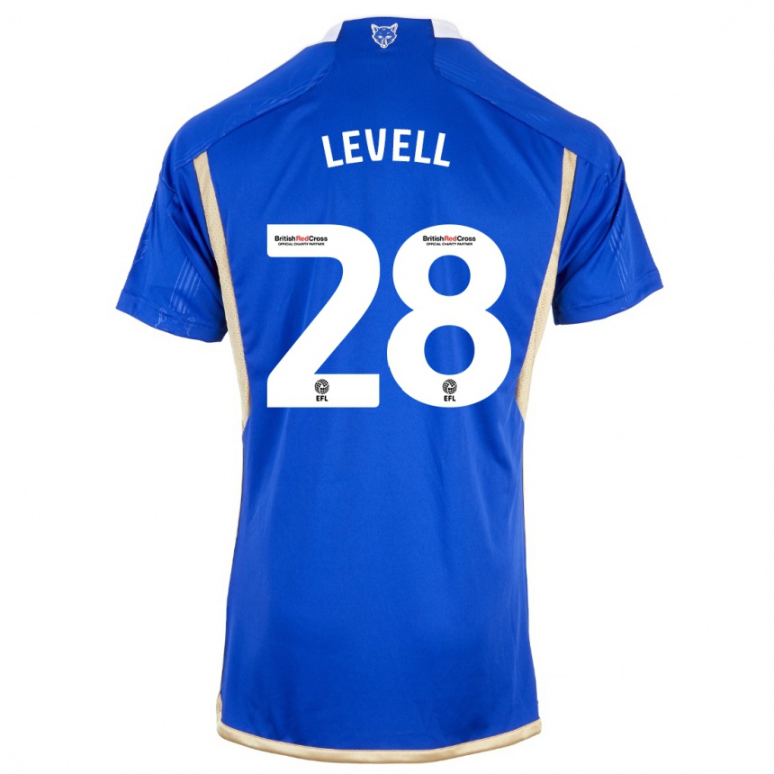 Kids Football Kirstie Levell #28 Blue Home Jersey 2023/24 T-Shirt