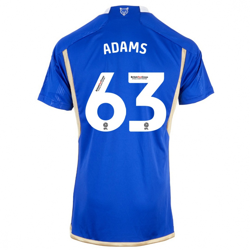 Kids Football Bayli Spencer Adams #63 Blue Home Jersey 2023/24 T-Shirt