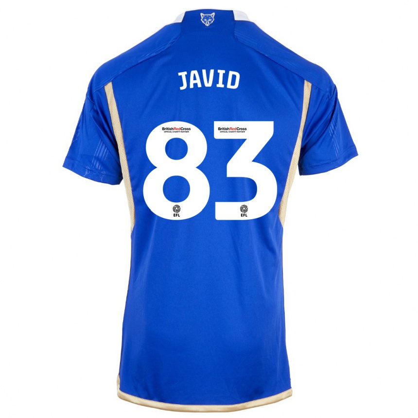 Kids Football Abdullah Javid #83 Blue Home Jersey 2023/24 T-Shirt