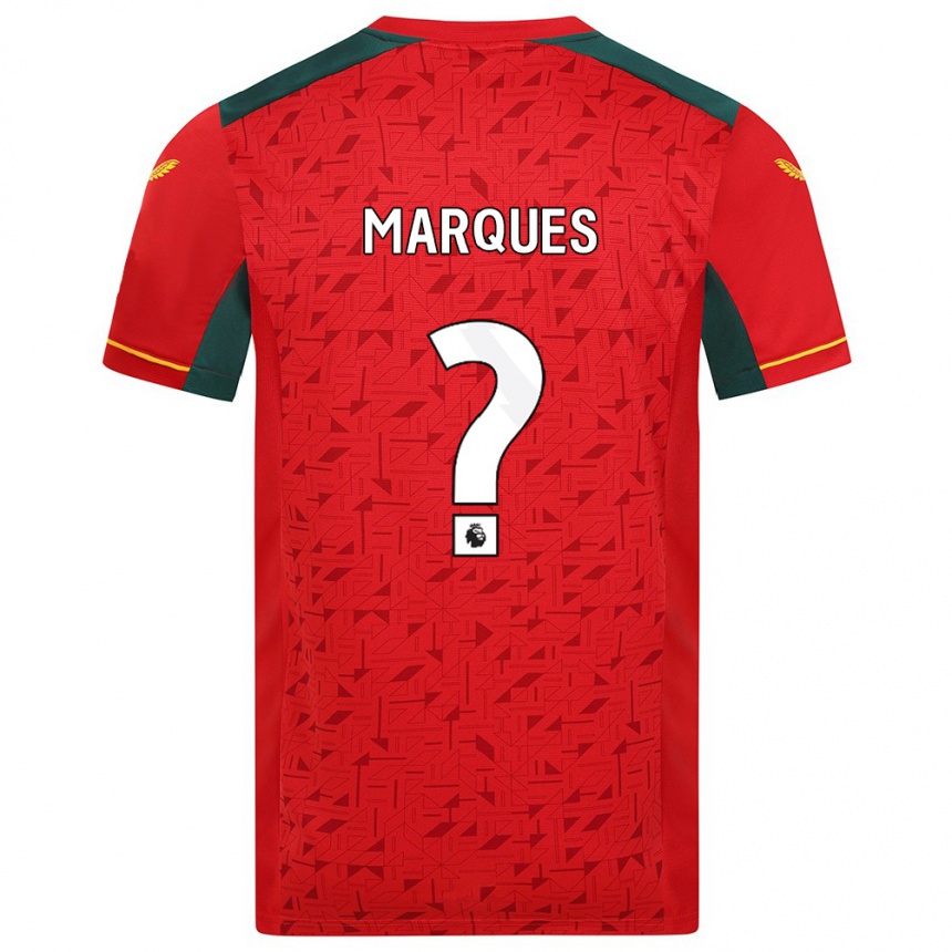 Kids Football Christian Marques #0 Red Away Jersey 2023/24 T-Shirt