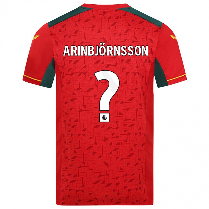 Kids Football Pálmi Rafn Arinbjörnsson #0 Red Away Jersey 2023/24 T-Shirt