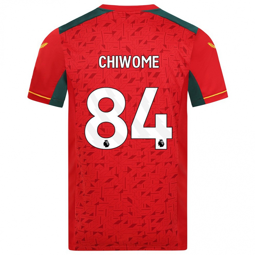 Kids Football Leon Chiwome #84 Red Away Jersey 2023/24 T-Shirt