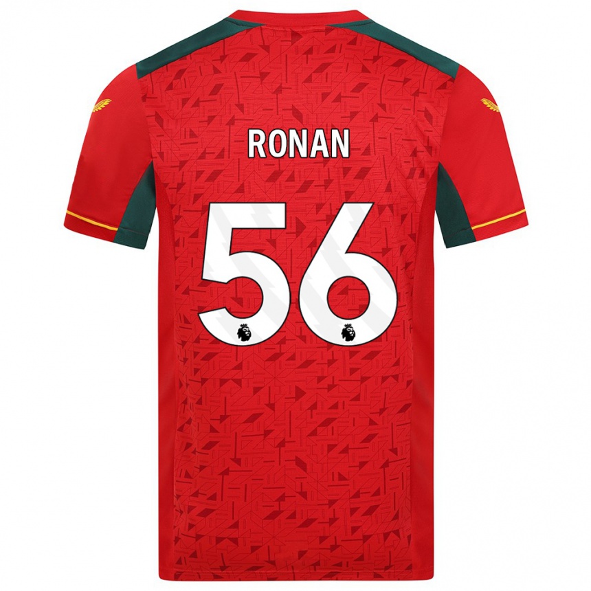 Kids Football Connor Ronan #56 Red Away Jersey 2023/24 T-Shirt