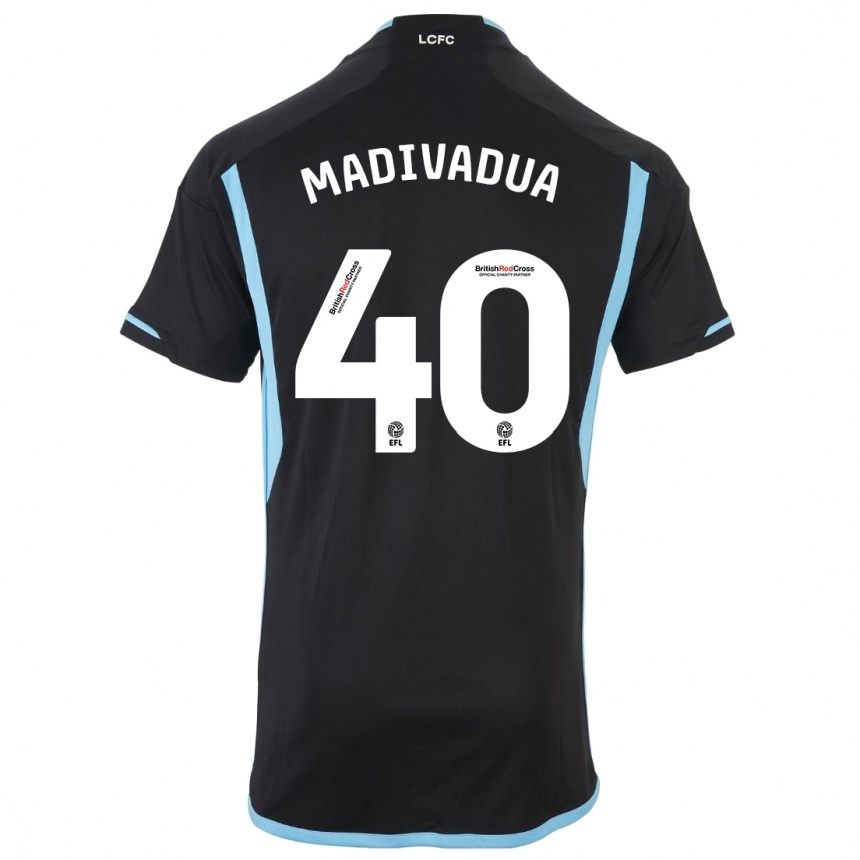 Kids Football Wanya Marçal #40 Black Away Jersey 2023/24 T-Shirt