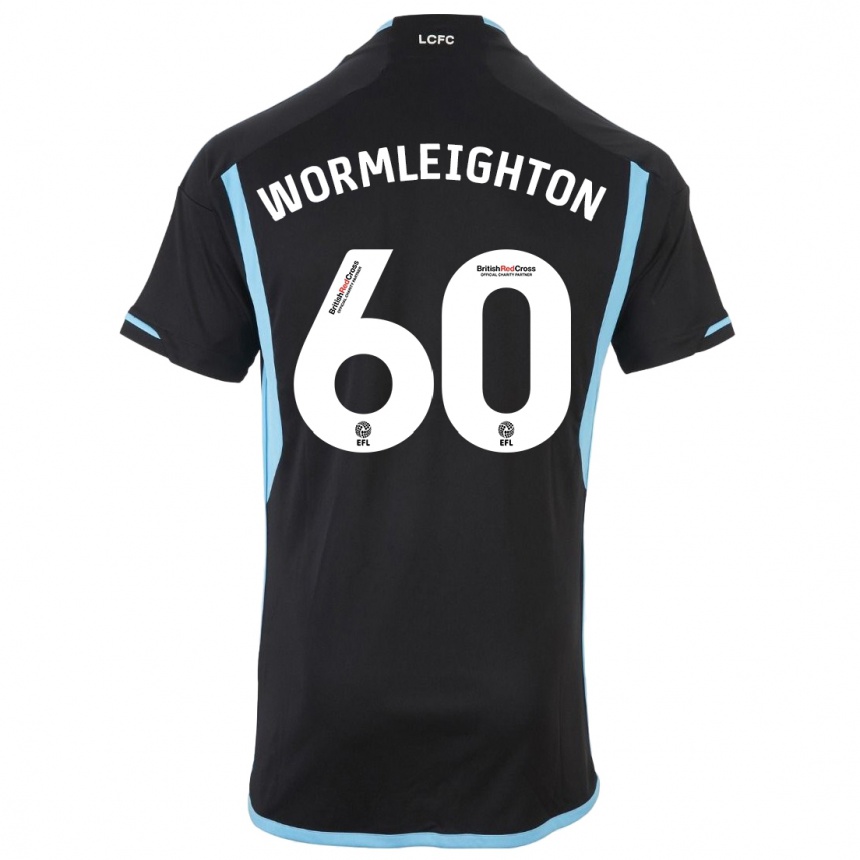 Kids Football Joe Wormleighton #60 Black Away Jersey 2023/24 T-Shirt