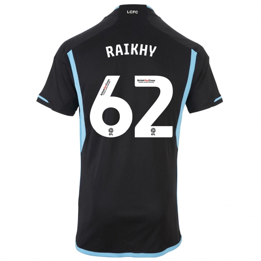 Kids Football Arjan Raikhy #62 Black Away Jersey 2023/24 T-Shirt