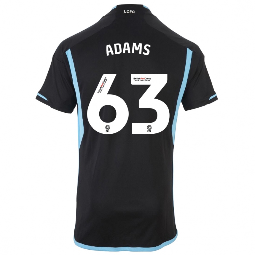 Kids Football Bayli Spencer Adams #63 Black Away Jersey 2023/24 T-Shirt