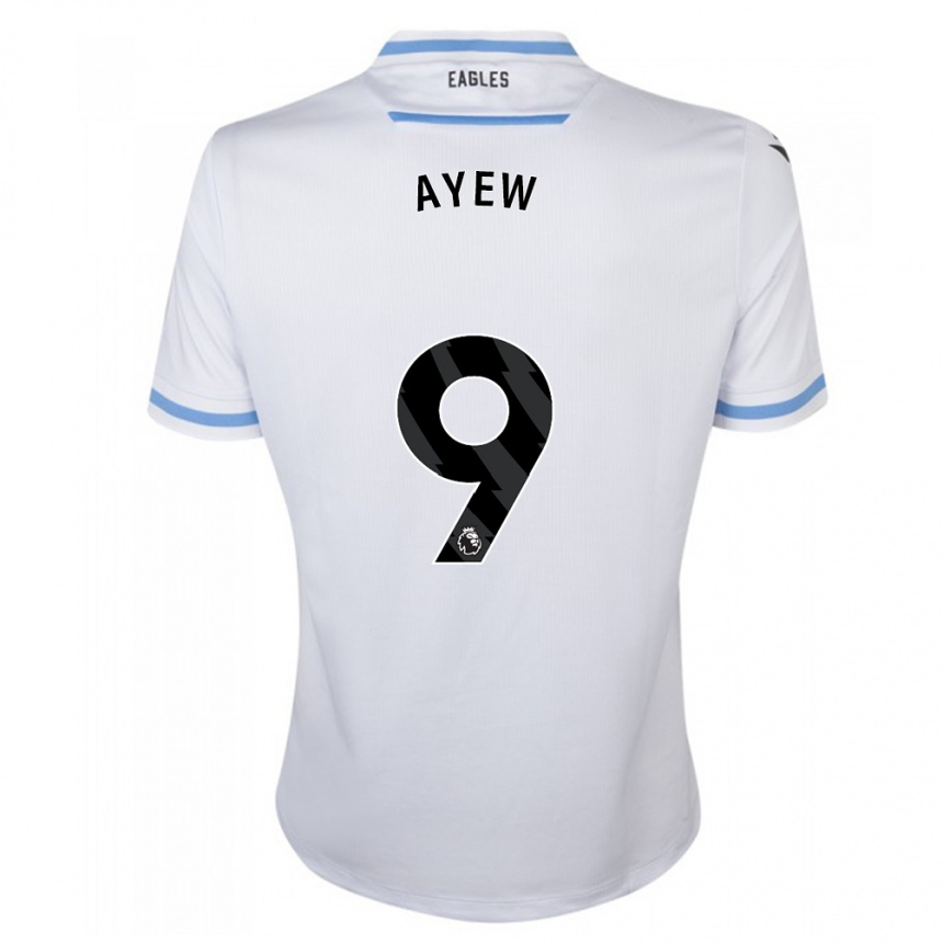 Kids Football Ayew #9 White Away Jersey 2023/24 T-Shirt