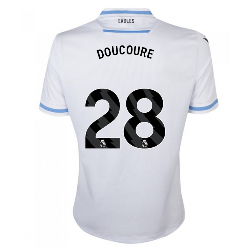 Kids Football Cheick Doucouré #28 White Away Jersey 2023/24 T-Shirt