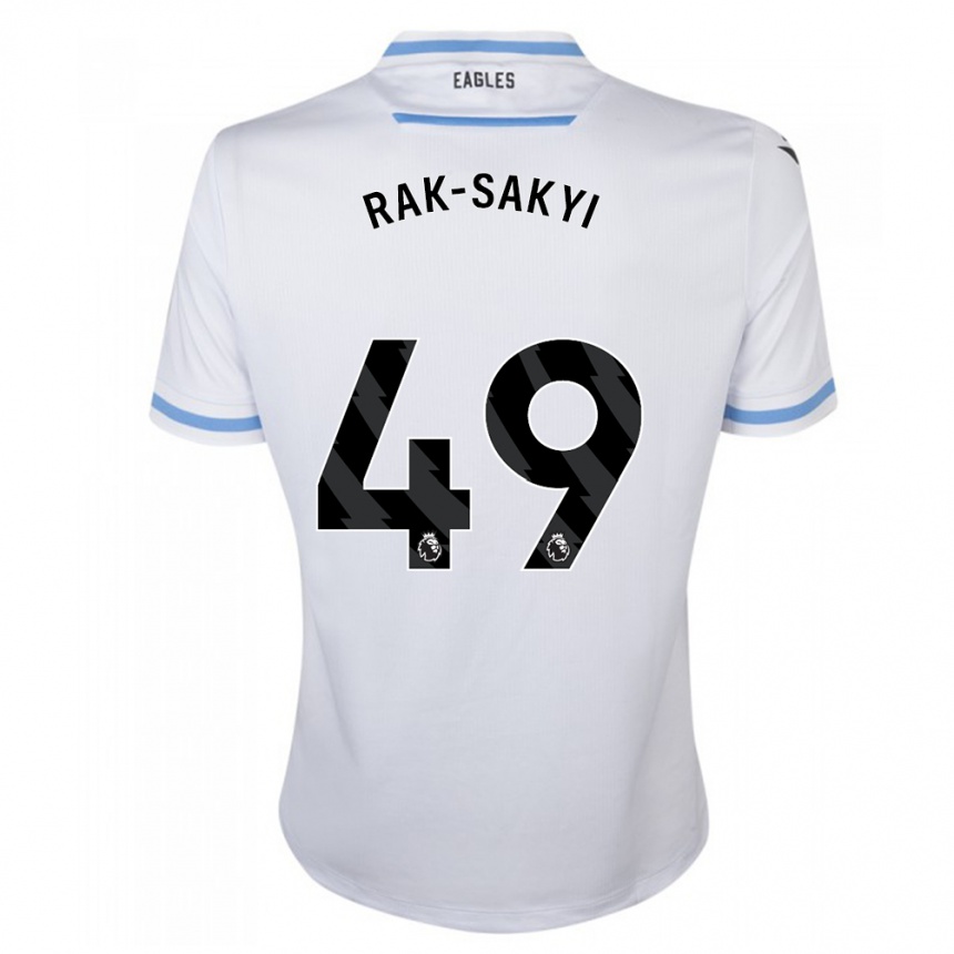 Kids Football Jesurun Rak-Sakyi #49 White Away Jersey 2023/24 T-Shirt