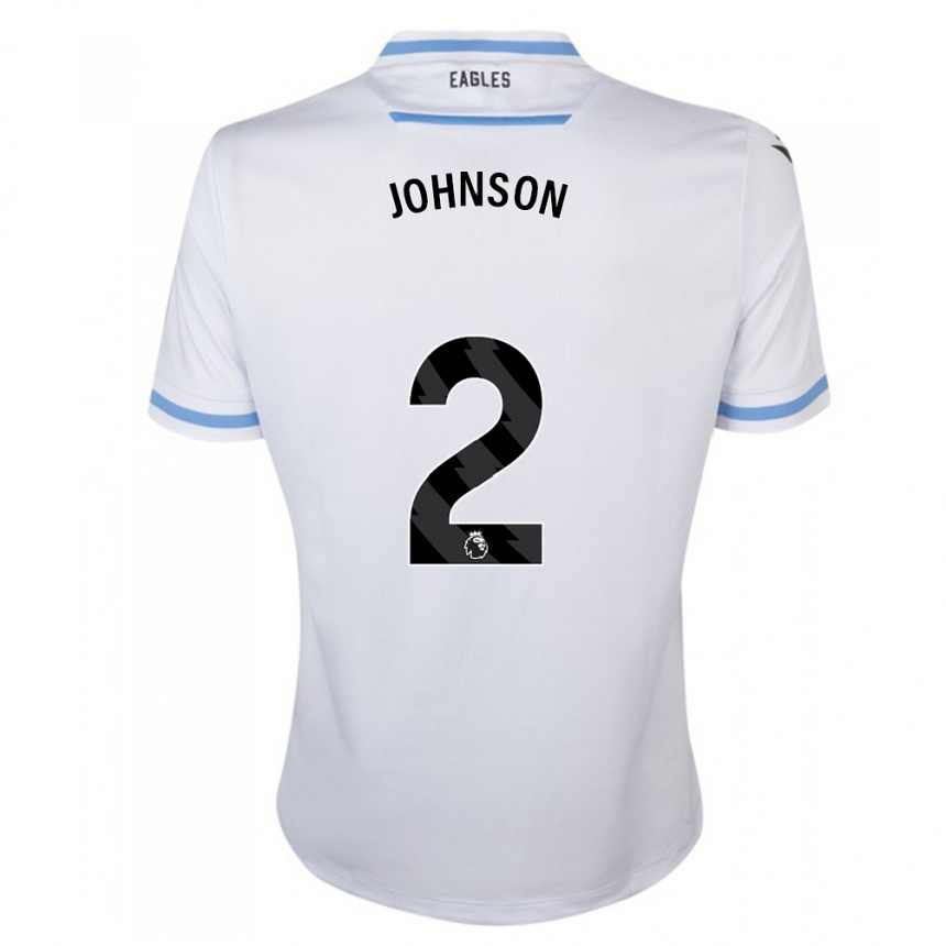 Kids Football Annabel Johnson #2 White Away Jersey 2023/24 T-Shirt