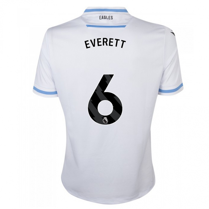 Kids Football Aimee Everett #6 White Away Jersey 2023/24 T-Shirt