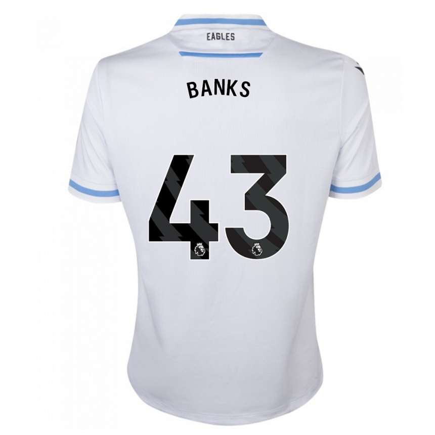 Kids Football Scott Banks #43 White Away Jersey 2023/24 T-Shirt