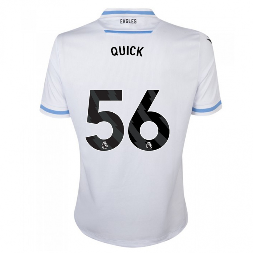 Kids Football Daniel Quick #56 White Away Jersey 2023/24 T-Shirt