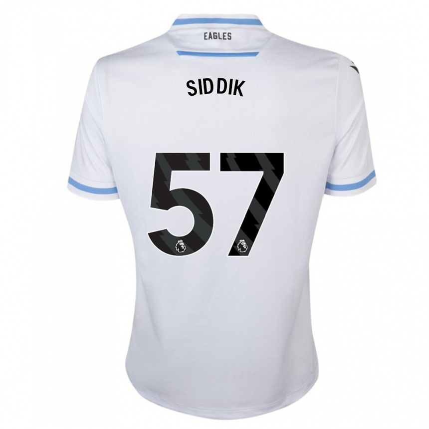 Kids Football Cardo Siddik #57 White Away Jersey 2023/24 T-Shirt