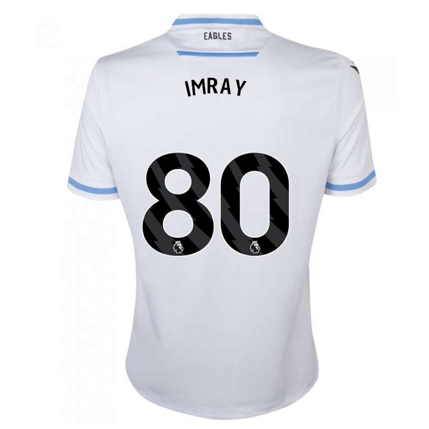 Kids Football Danny Imray #80 White Away Jersey 2023/24 T-Shirt