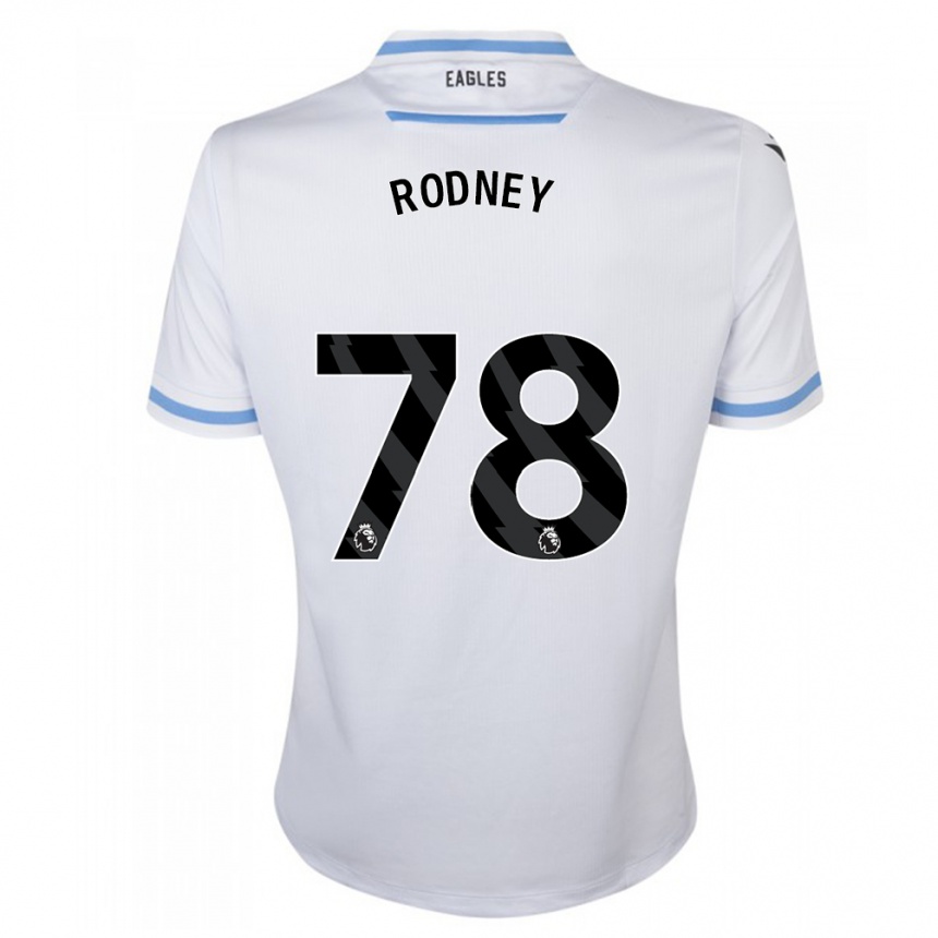 Kids Football Kaden Rodney #78 White Away Jersey 2023/24 T-Shirt