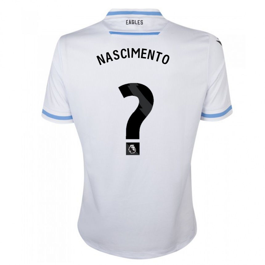 Kids Football Adler Nascimento #0 White Away Jersey 2023/24 T-Shirt