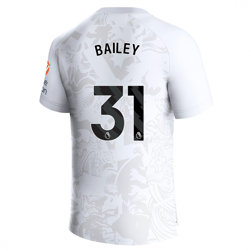 Kids Football Leon Bailey #31 White Away Jersey 2023/24 T-Shirt