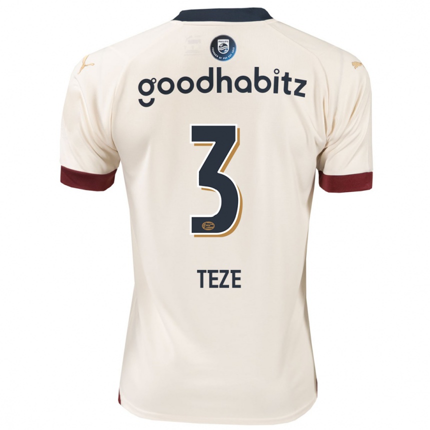 Kids Football Teze #3 Off-White Away Jersey 2023/24 T-Shirt