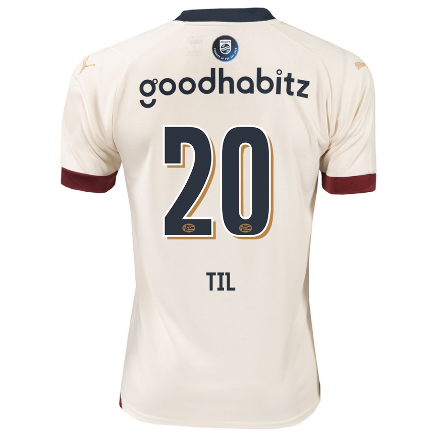 Kids Football Guus Til #20 Off-White Away Jersey 2023/24 T-Shirt