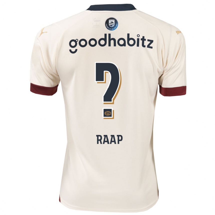 Kids Football Yiandro Raap #0 Off-White Away Jersey 2023/24 T-Shirt