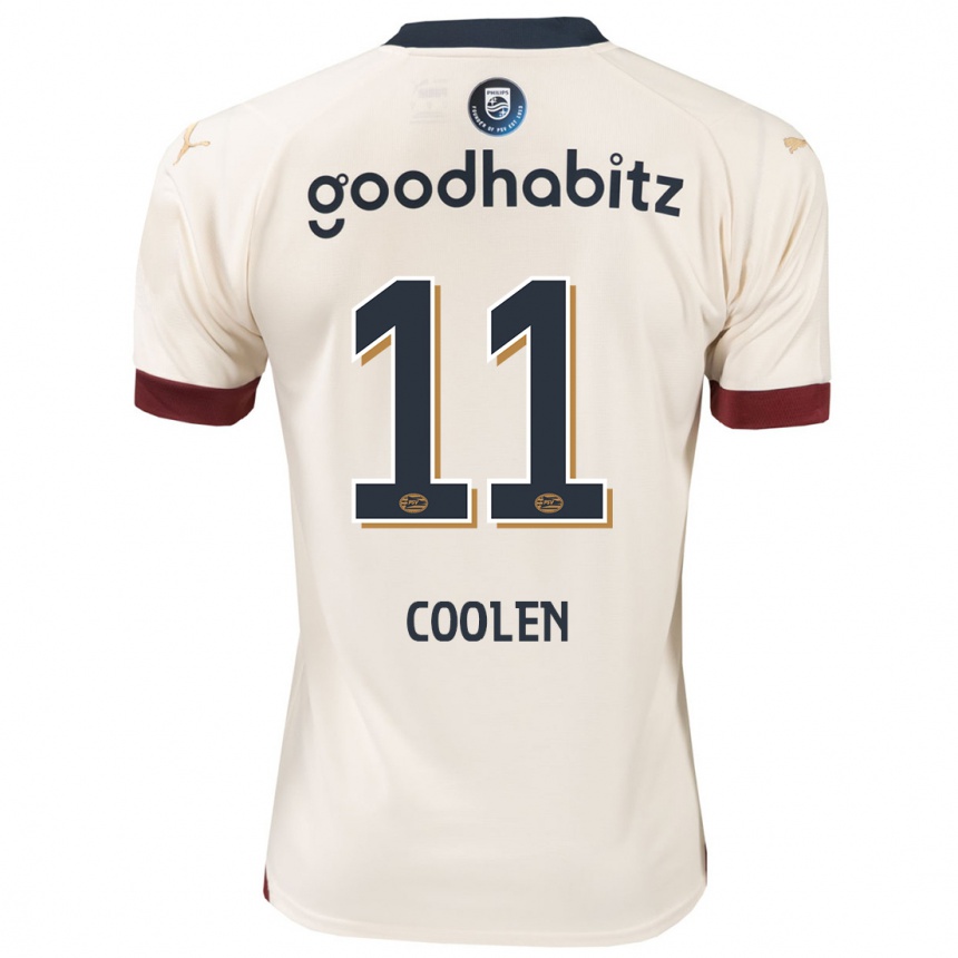 Kids Football Nadia Coolen #11 Off-White Away Jersey 2023/24 T-Shirt