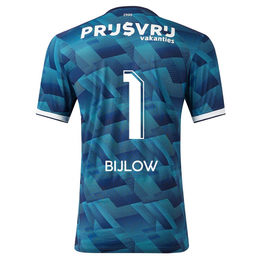 Kids Football Justin Bijlow #1 Blue Away Jersey 2023/24 T-Shirt