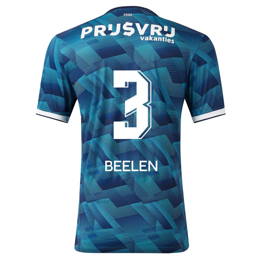 Kids Football Thomas Beelen #3 Blue Away Jersey 2023/24 T-Shirt