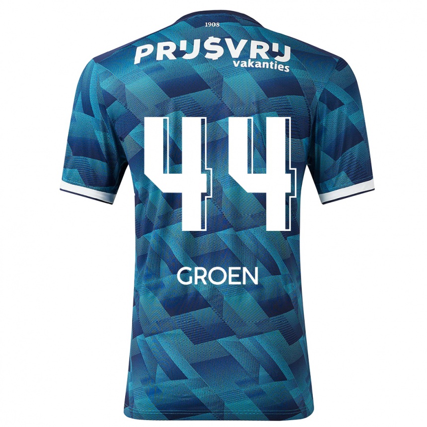 Kids Football Nesto Groen #44 Blue Away Jersey 2023/24 T-Shirt